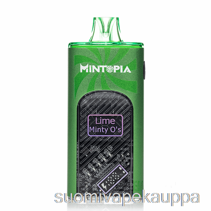 Vape Kauppa Mintopia Turbo 9000 Kertakäyttöinen Lime Minty Os